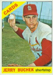 1966 Topps Baseball Cards      454     Jerry Buchek